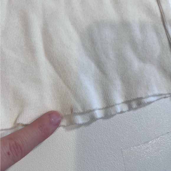 brandy melville white and red embroidered devil graphic top y2k grunge vintage - Picture 10 of 10